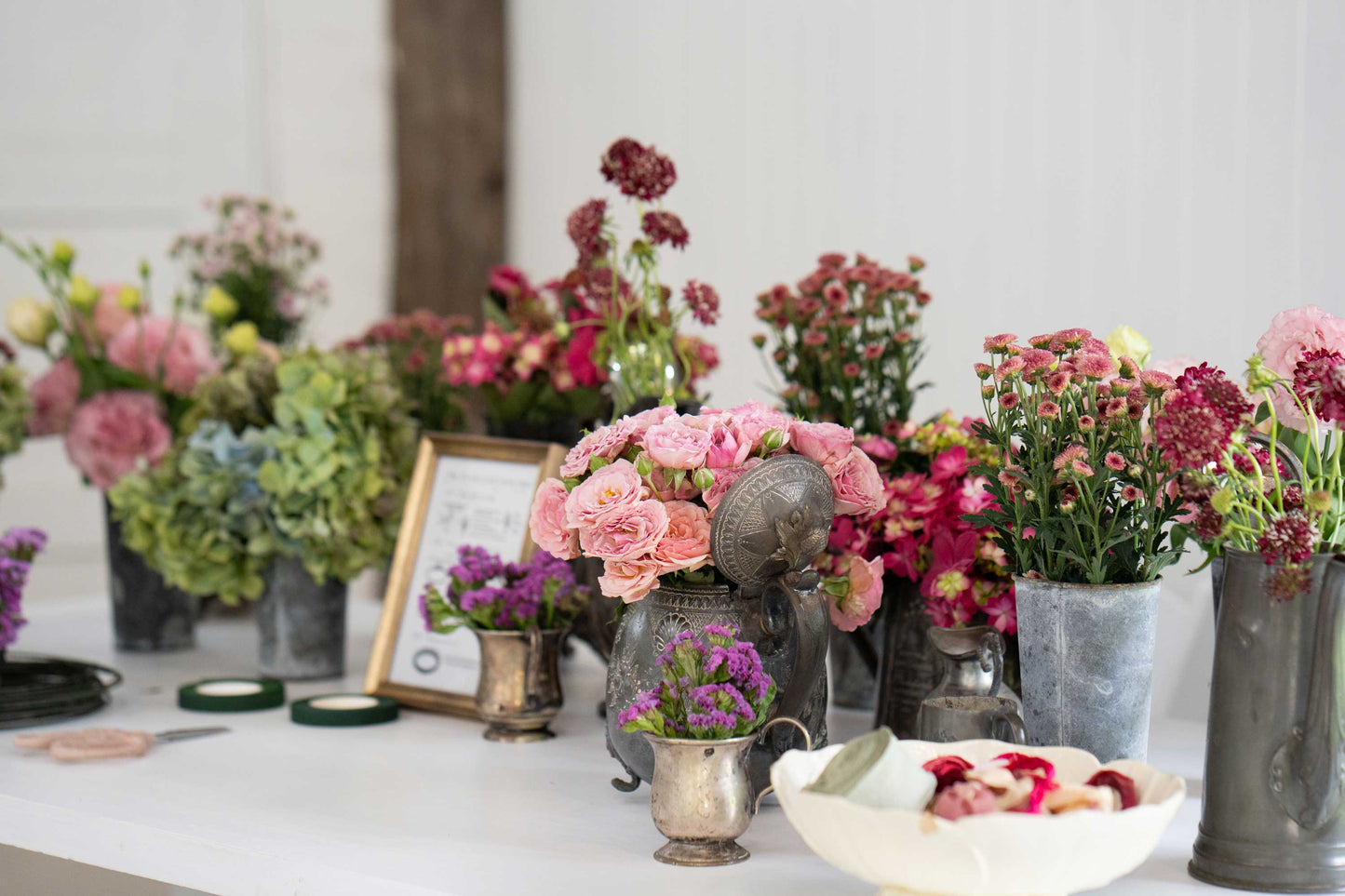 The 'Floral Bar' at the Splash'd A Floral Affair collection launch event