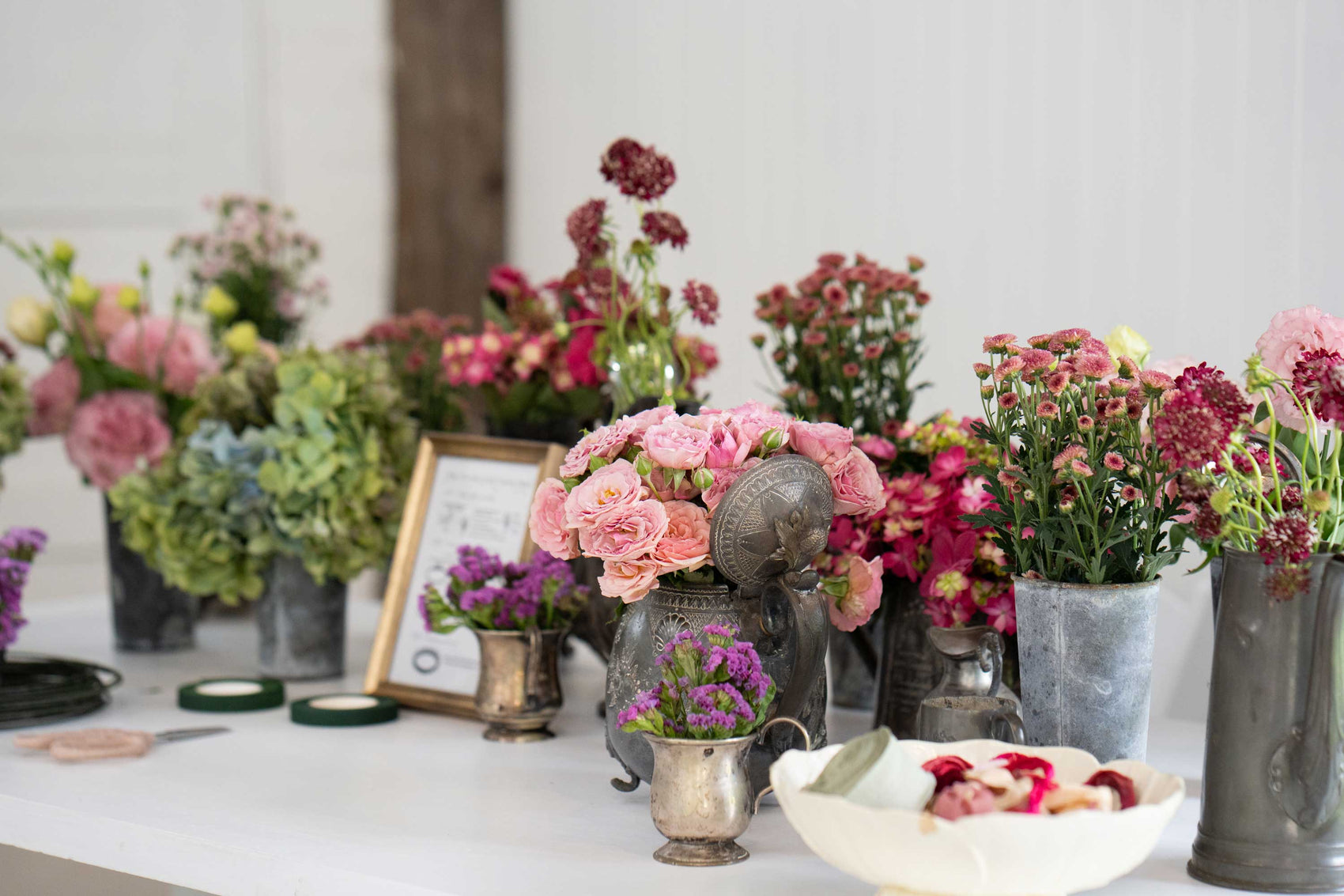 The 'Floral Bar' at the Splash'd A Floral Affair collection launch event