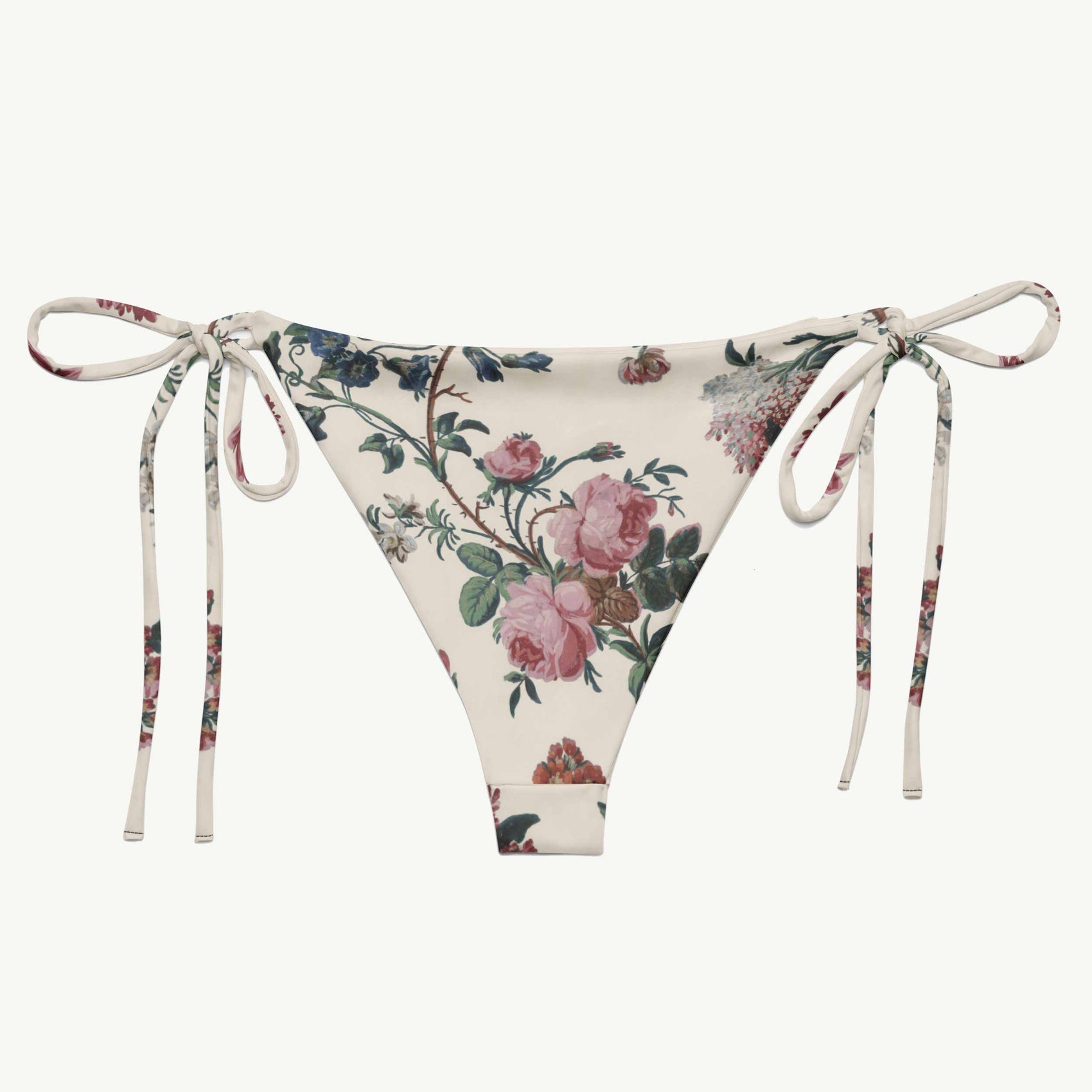 Bud-ding Romance in Cream String Bikini Bottom