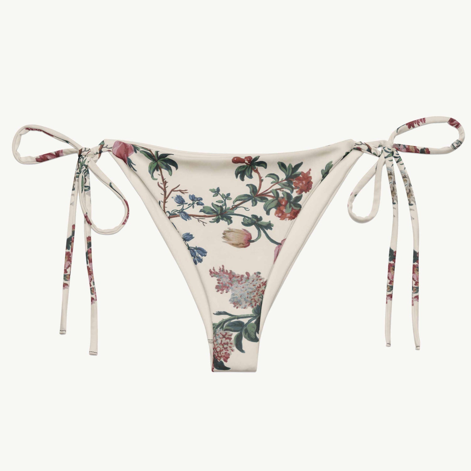 Bud-ding Romance in Cream String Bikini Bottom
