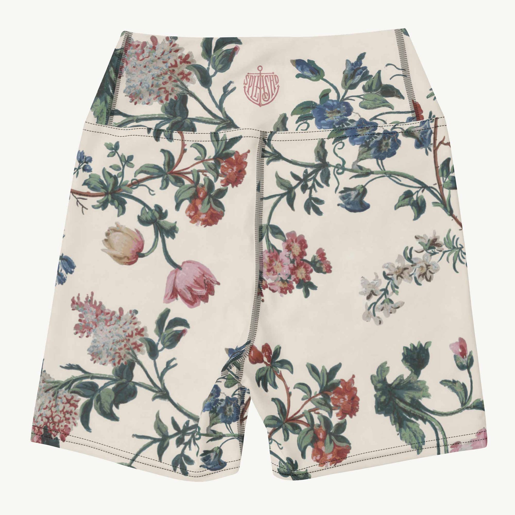 Bud-ding Romance in Cream Shorts
