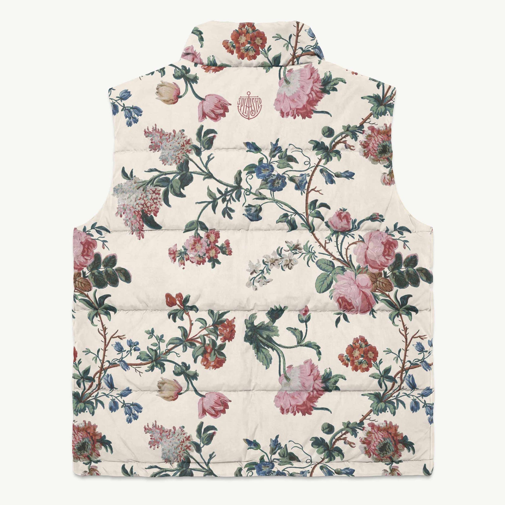 Bud-ding Romance Cream Puffy Vest