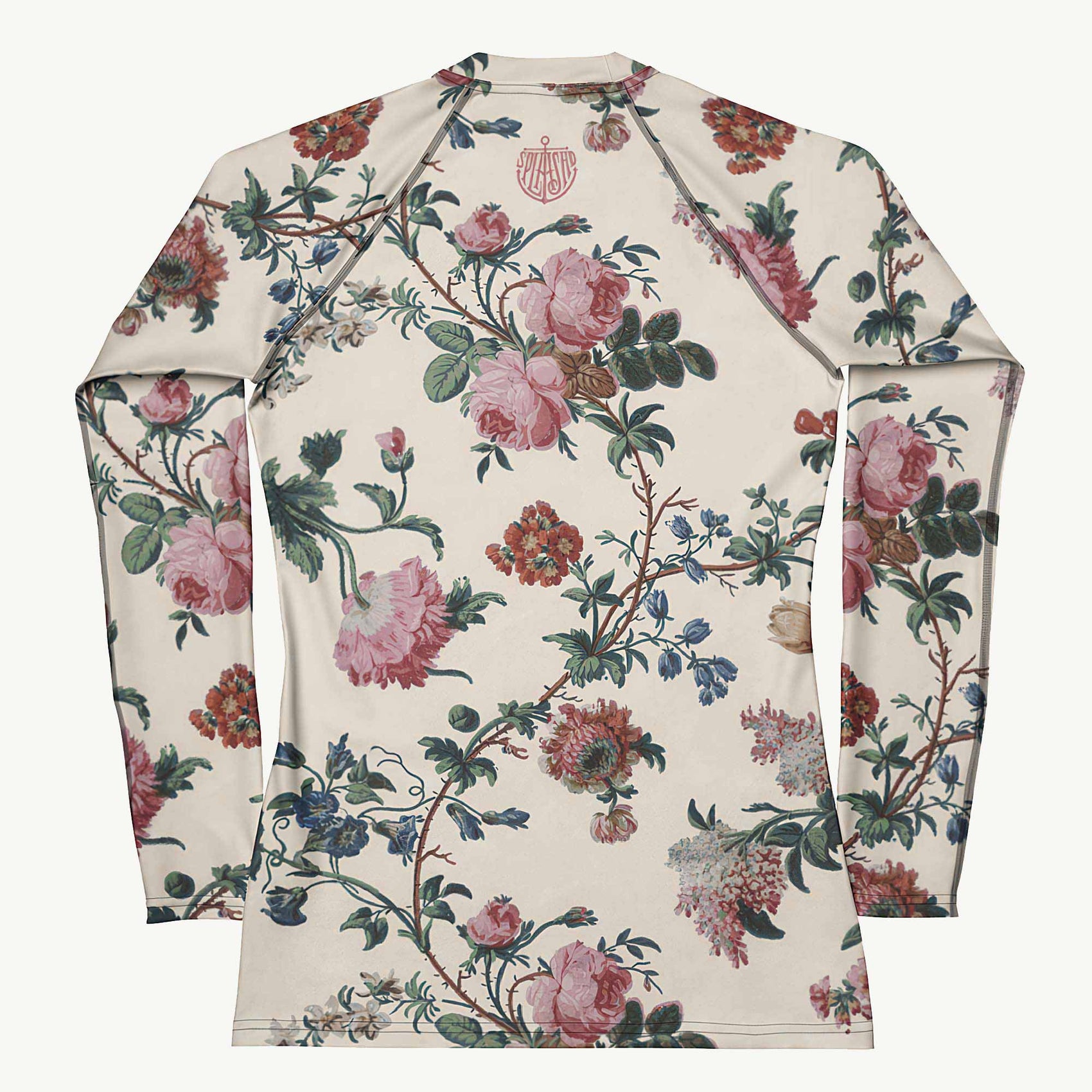 Bud-ding Romance in Cream Rash Guard