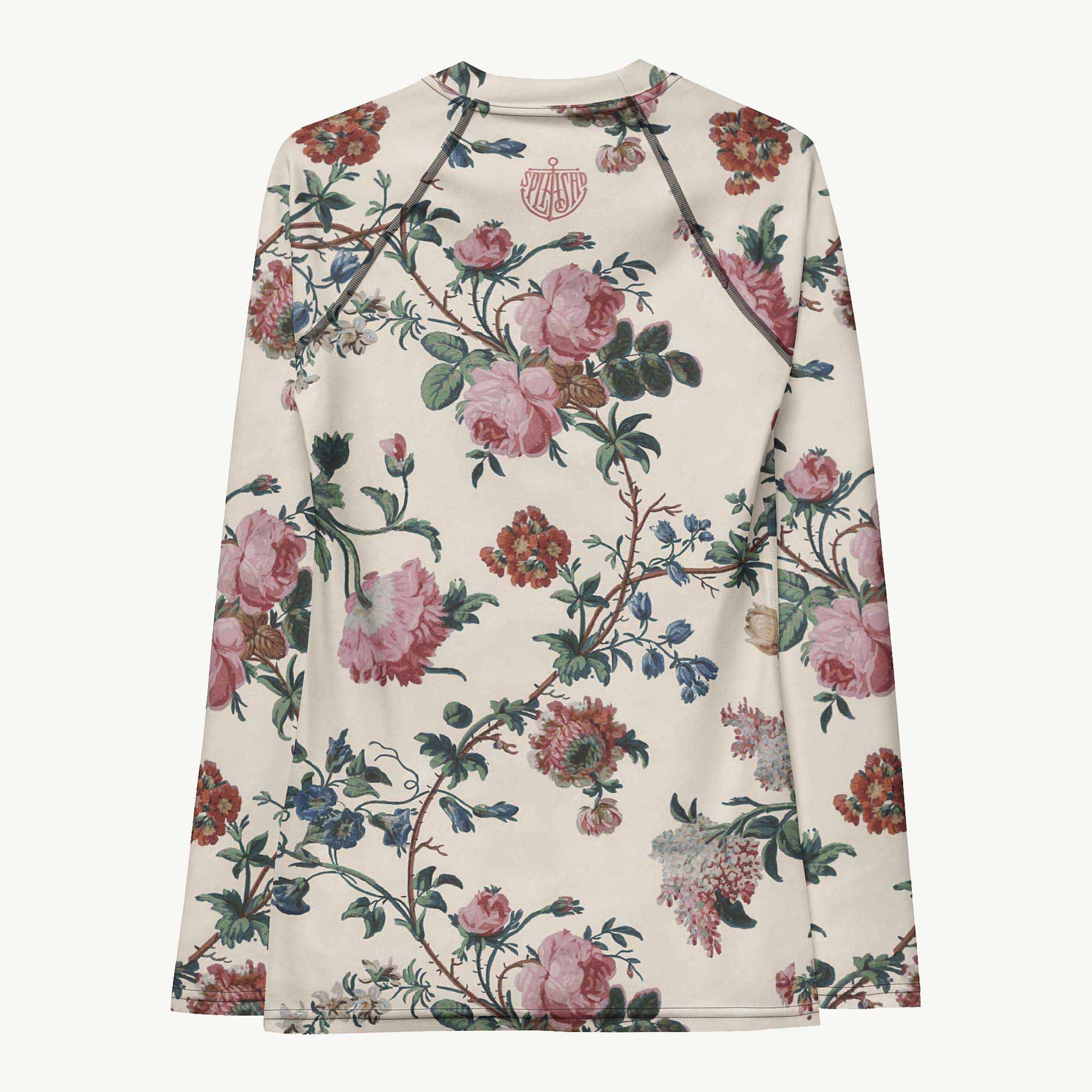 Bud-ding Romance in Cream Rash Guard