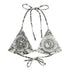 Doom With A View String Bikini Top featuring Dark dramatic repeat pattern merging two of Albrecht Dürer&