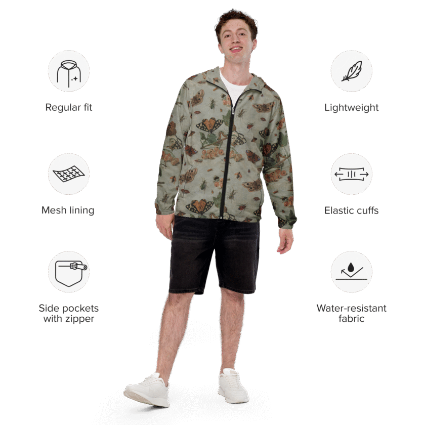 The Moth-ly Crew Unisex Windbreaker - Image 4