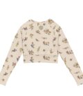 The ’I Lilac You A Lot’ Cropped Rash Guard / Long Sleeve Sports Top - Image 2