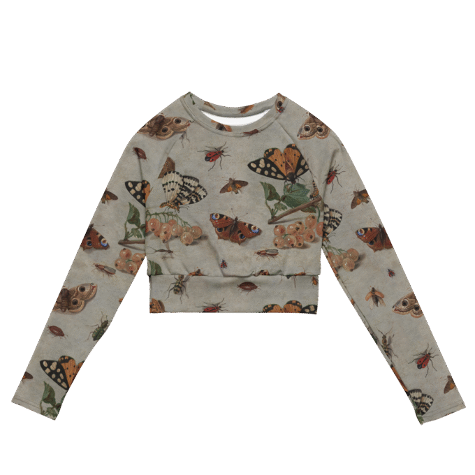 The Moth-ly Crew Crop Rash Guard / Long Sleeve Sports Top