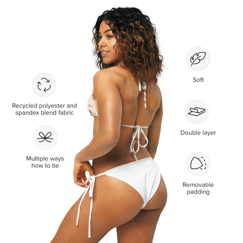 The ’I Lilac You A Lot’ String Bikini Top - Image 4