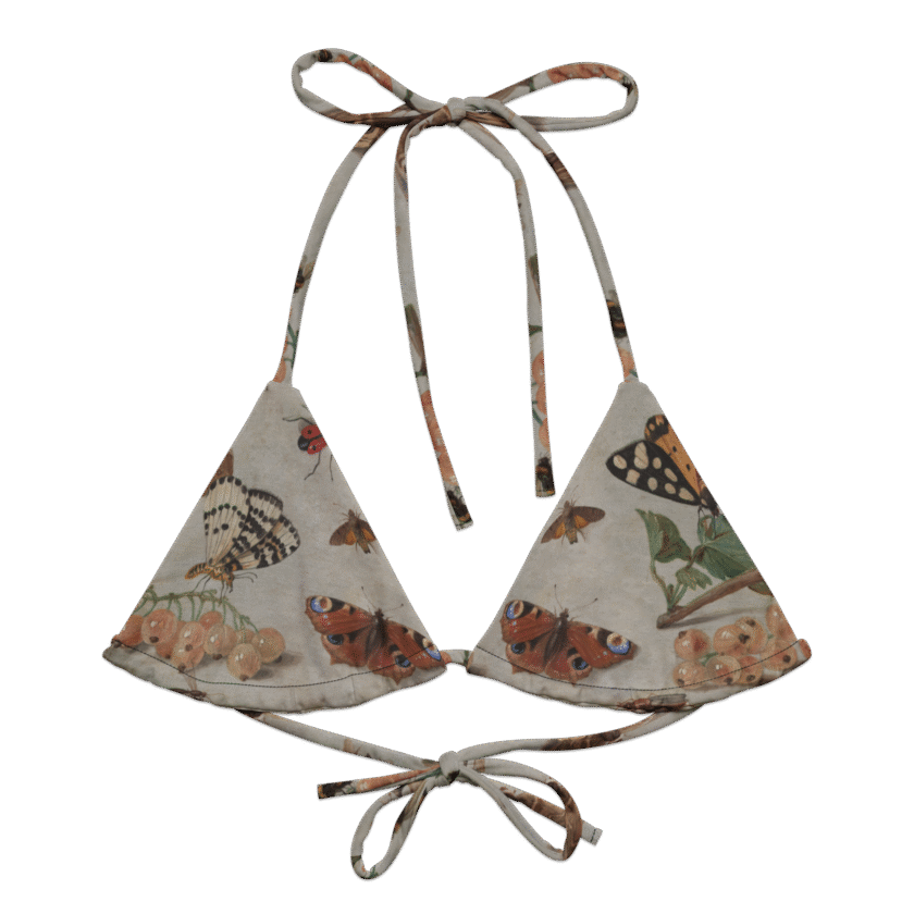 The Moth-ly Crew String Bikini Top