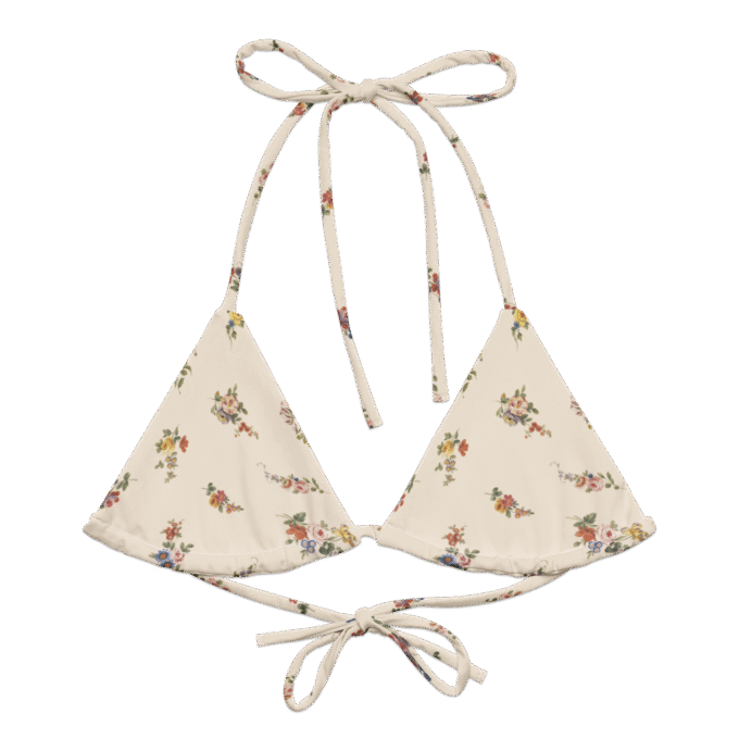 The ’I Lilac You A Lot’ String Bikini Top