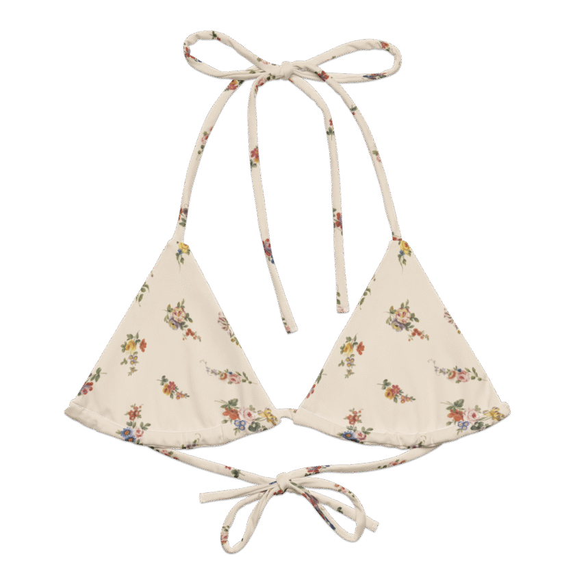 The ’I Lilac You A Lot’ String Bikini Top