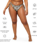 The Moth-ly Crew Moth Print String Bikini Bottom - Image 3