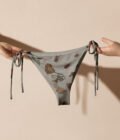 The Moth-ly Crew Moth Print String Bikini Bottom - Image 8