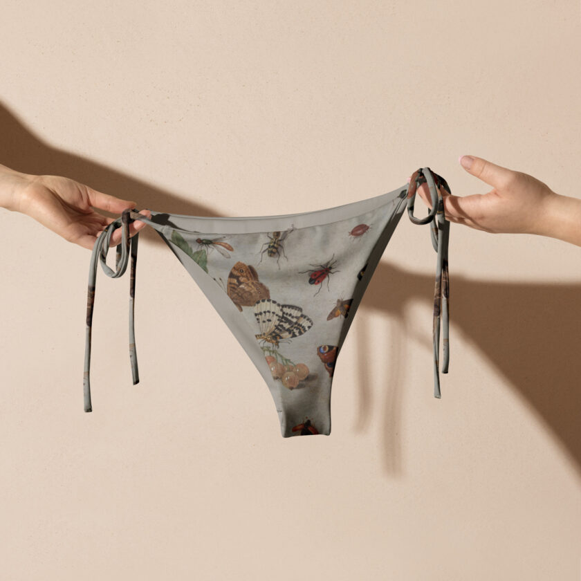 The Moth-ly Crew Moth Print String Bikini Bottom - Image 8