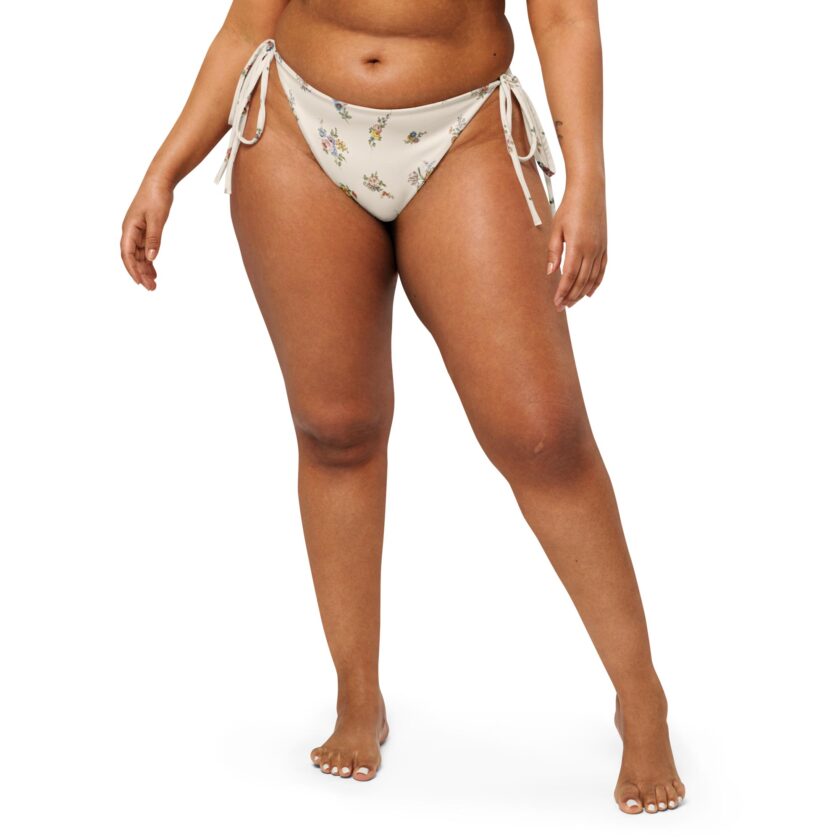 The 'I Lilac You A Lot' string bikini bottom - Image 8