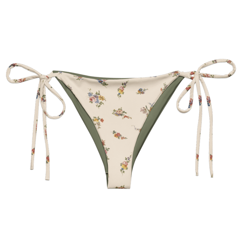 The 'I Lilac You A Lot' string bikini bottom