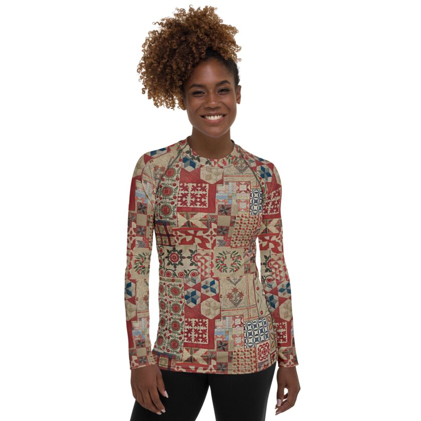 The 'Quilt While You Are Ahead' Rash Guard - Image 5