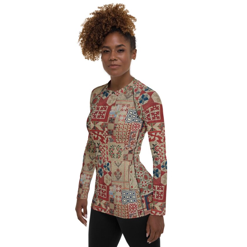 The 'Quilt While You Are Ahead' Rash Guard - Image 7