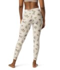 The ’I Lilac You A Lot’ Antique Floral Yoga Leggings / Swim Leggings - Image 10