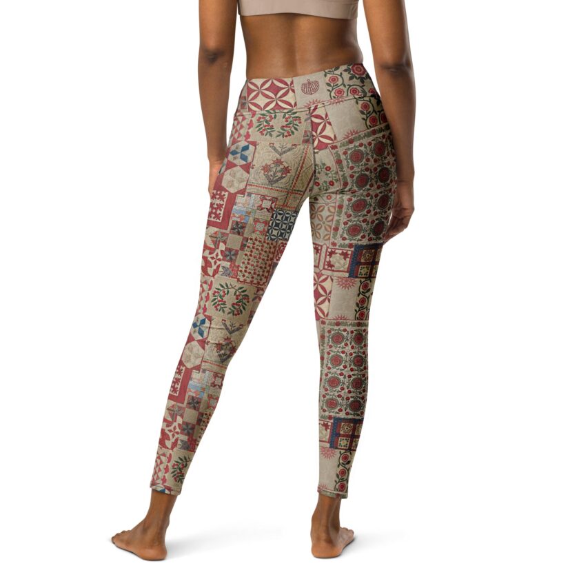 The 'Quilt While You Are Ahead' Yoga Leggings / Swim Leggings - Image 5