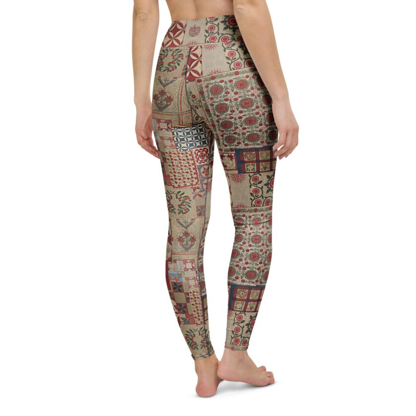 The 'Quilt While You Are Ahead' Yoga Leggings / Swim Leggings - Image 4