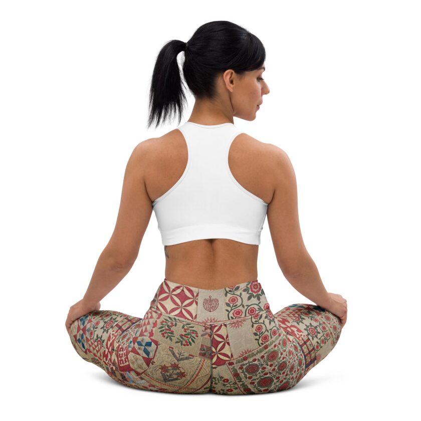 The 'Quilt While You Are Ahead' Yoga Leggings / Swim Leggings - Image 3