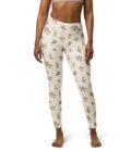 The ’I Lilac You A Lot’ Antique Floral Yoga Leggings / Swim Leggings - Image 6
