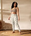 The ’I Lilac You A Lot’ Antique Floral Yoga Leggings / Swim Leggings - Image 7