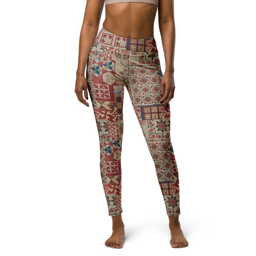 The 'Quilt While You Are Ahead' Yoga Leggings / Swim Leggings - Image 7