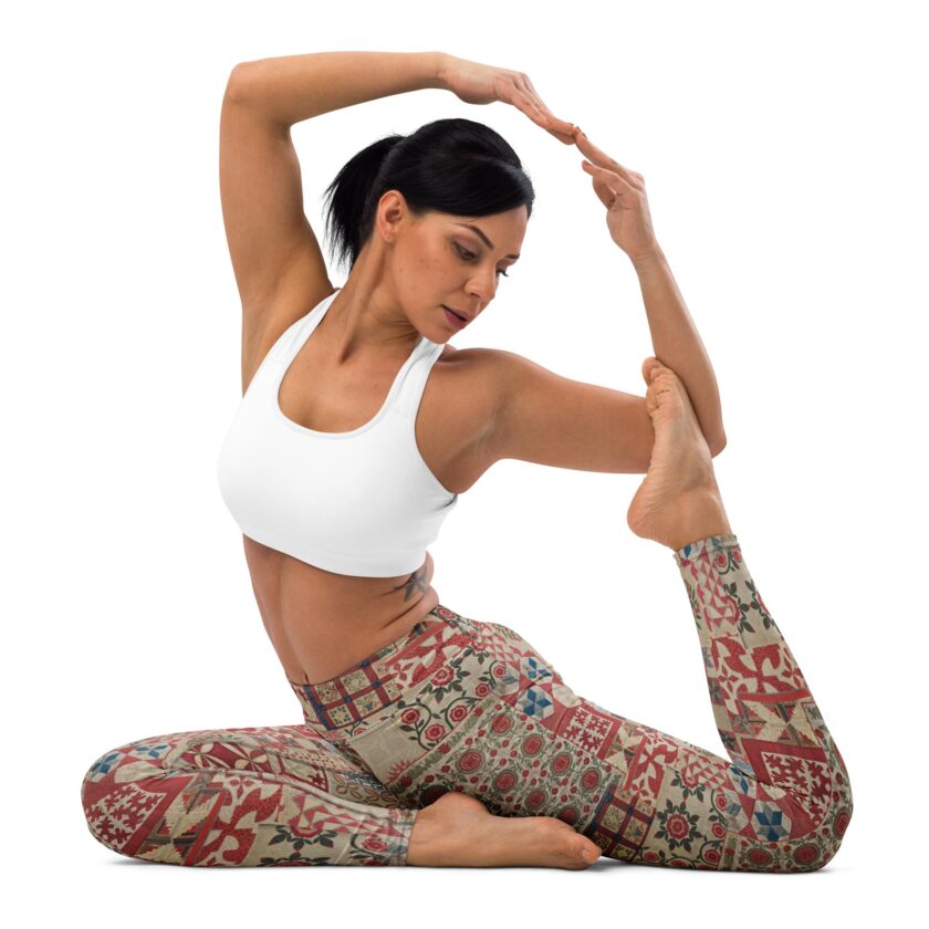 The 'Quilt While You Are Ahead' Yoga Leggings / Swim Leggings - Image 8