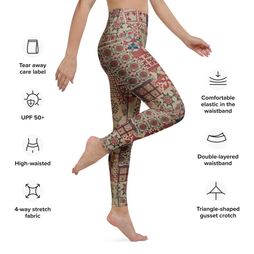 The 'Quilt While You Are Ahead' Yoga Leggings / Swim Leggings - Image 11