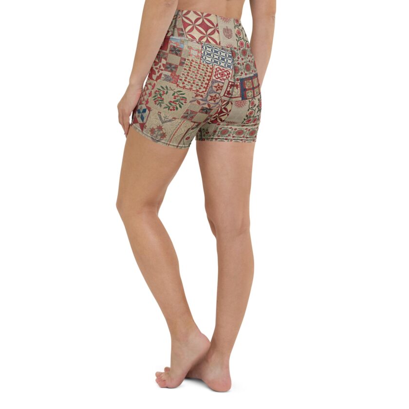 The 'Quilt While You Are Ahead' Yoga Shorts / Swim Shorts - Image 5