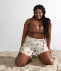 The ’I Lilac You A Lot’ Antique Floral Yoga Shorts / Swim Shorts - Image 10