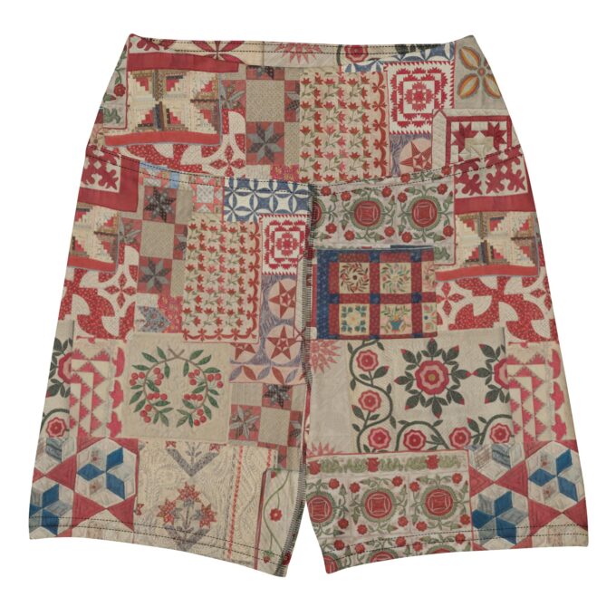 The 'Quilt While You Are Ahead' Yoga Shorts / Swim Shorts