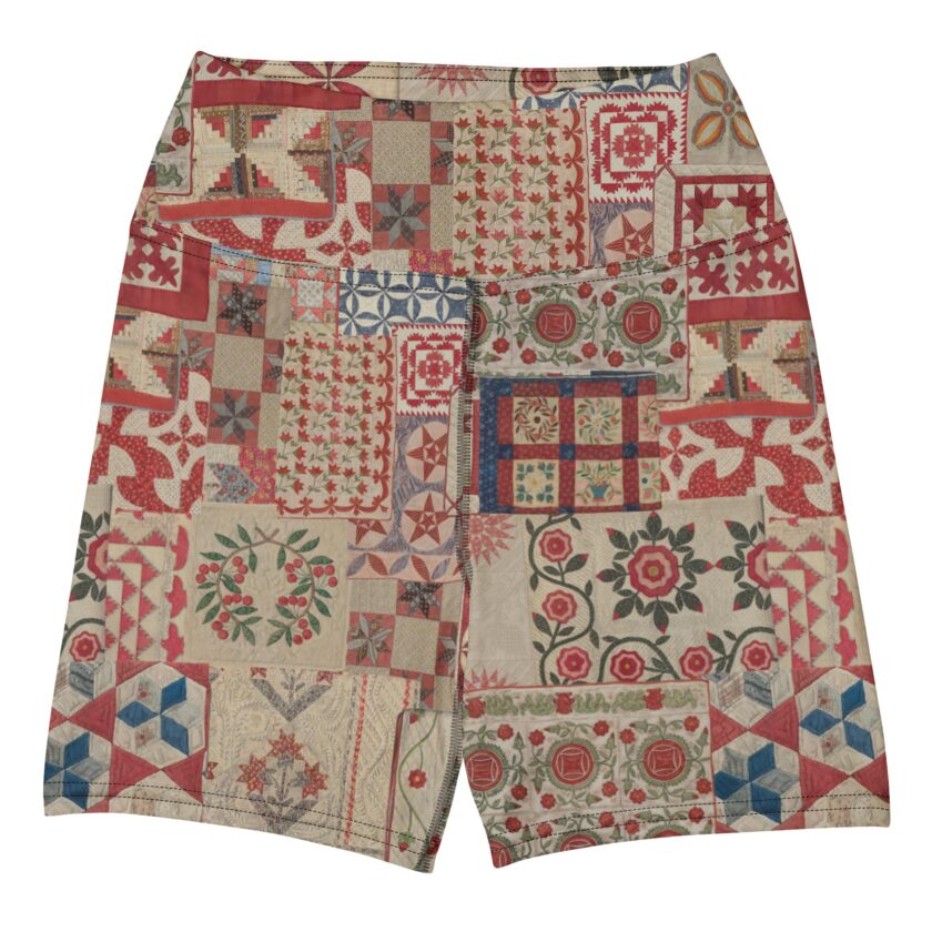 The 'Quilt While You Are Ahead' Yoga Shorts / Swim Shorts