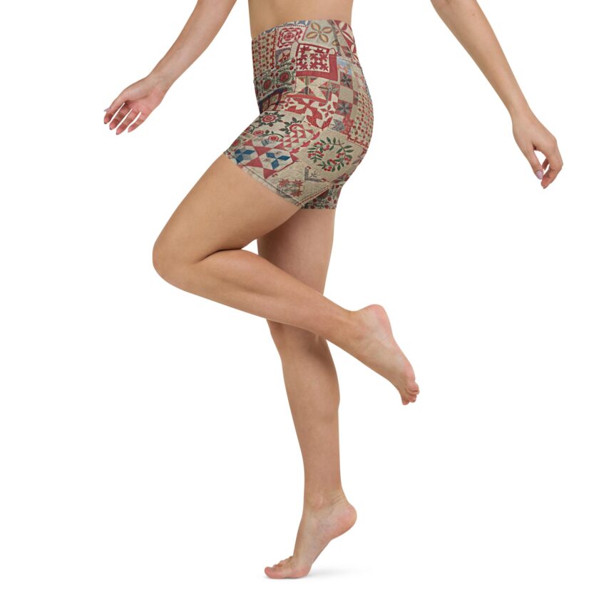 The 'Quilt While You Are Ahead' Yoga Shorts / Swim Shorts - Image 7