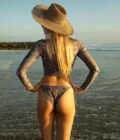 The ’What In Carnation?’ Recycled Floral String Bikini Bottom - Image 3