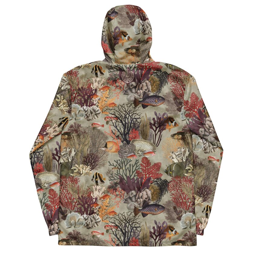 The 'Kelp Calm and Coral On' Unisex Windbreaker - Image 4