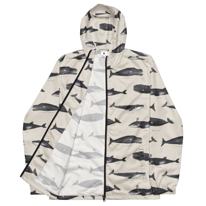 The 'Whale Of A Time' Unisex Windbreaker