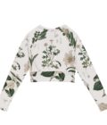 The ’Botany and Clyde’ Cropped Rash Guard / Activewear Top - Image 4