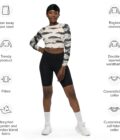 The ’Whale Of A Time’ Cropped Rash Guard / Activewear Top - Image 5