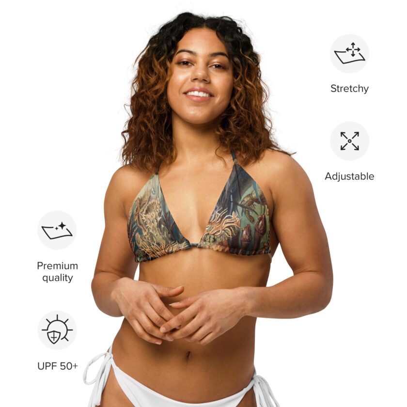 The ‘A Cry For Kelp’ String Bikini Top - Image 4