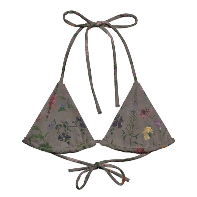 The ’What In Carnation?’ String Bikini Top