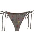 The ’What In Carnation?’ Recycled Floral String Bikini Bottom - Image 5