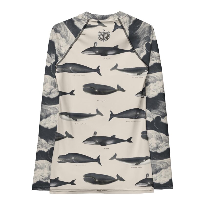 The ’Whale Of A Time’ Women's Rash Guard - Image 2