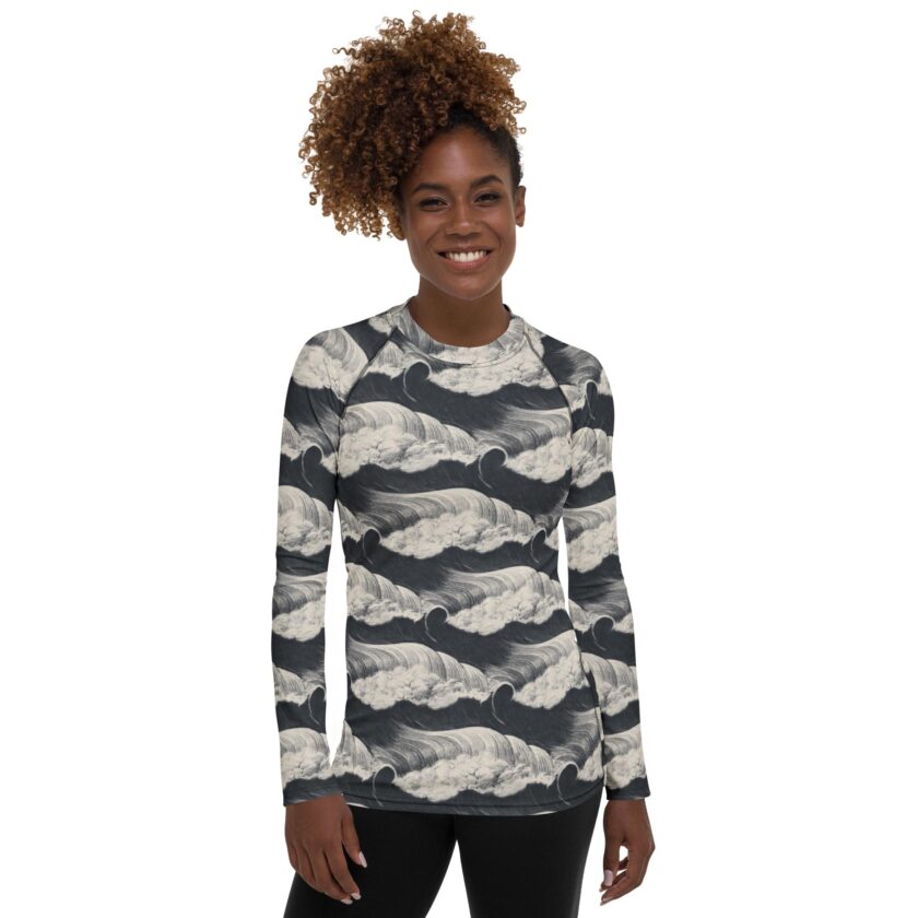 The ’Tide and Seek’ Women's Rash Guard - Image 5