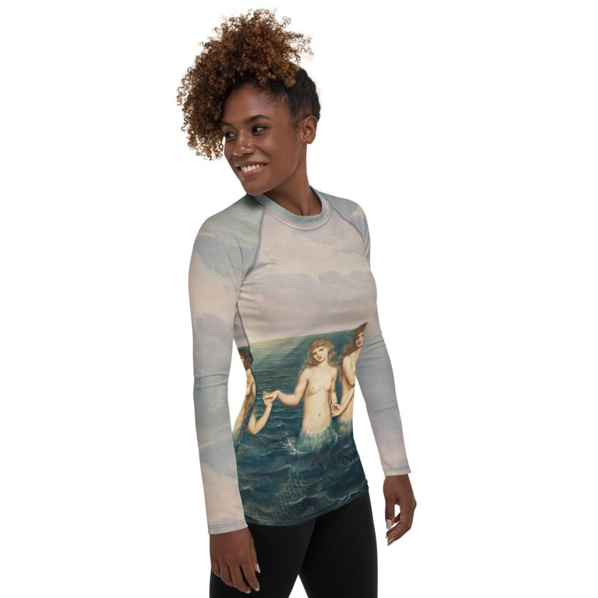 The 'Don't be Koi' Women's Rash Guard - Image 7
