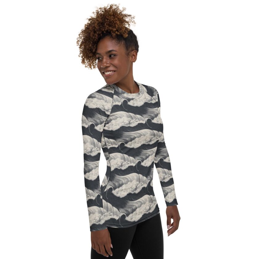 The ’Tide and Seek’ Women's Rash Guard - Image 8