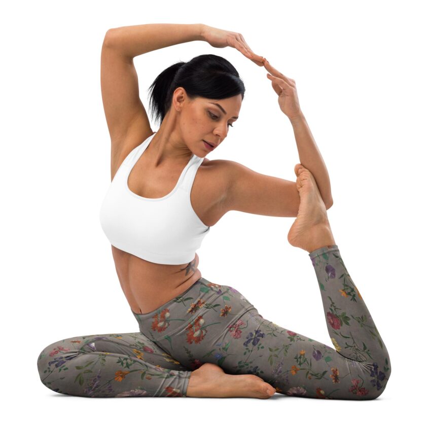 The ’What In Carnation?’ Yoga Leggings / Swim Leggings - Image 7